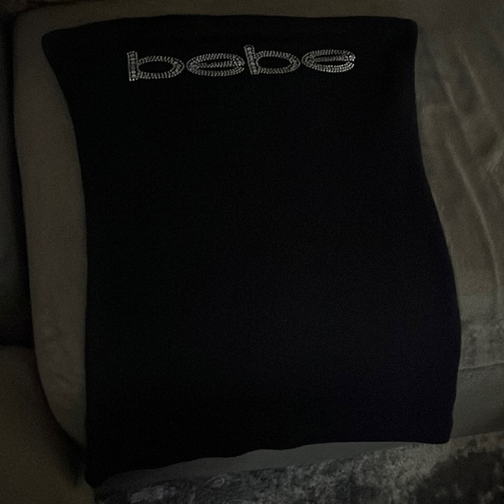 Bebe tube top, black